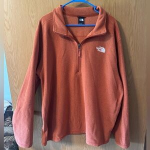 The North Face Men’s Orange Quarter-Zip Pullover